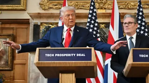 Trump Suggests Starmer Might Use Armed Forces to Control UK Borders